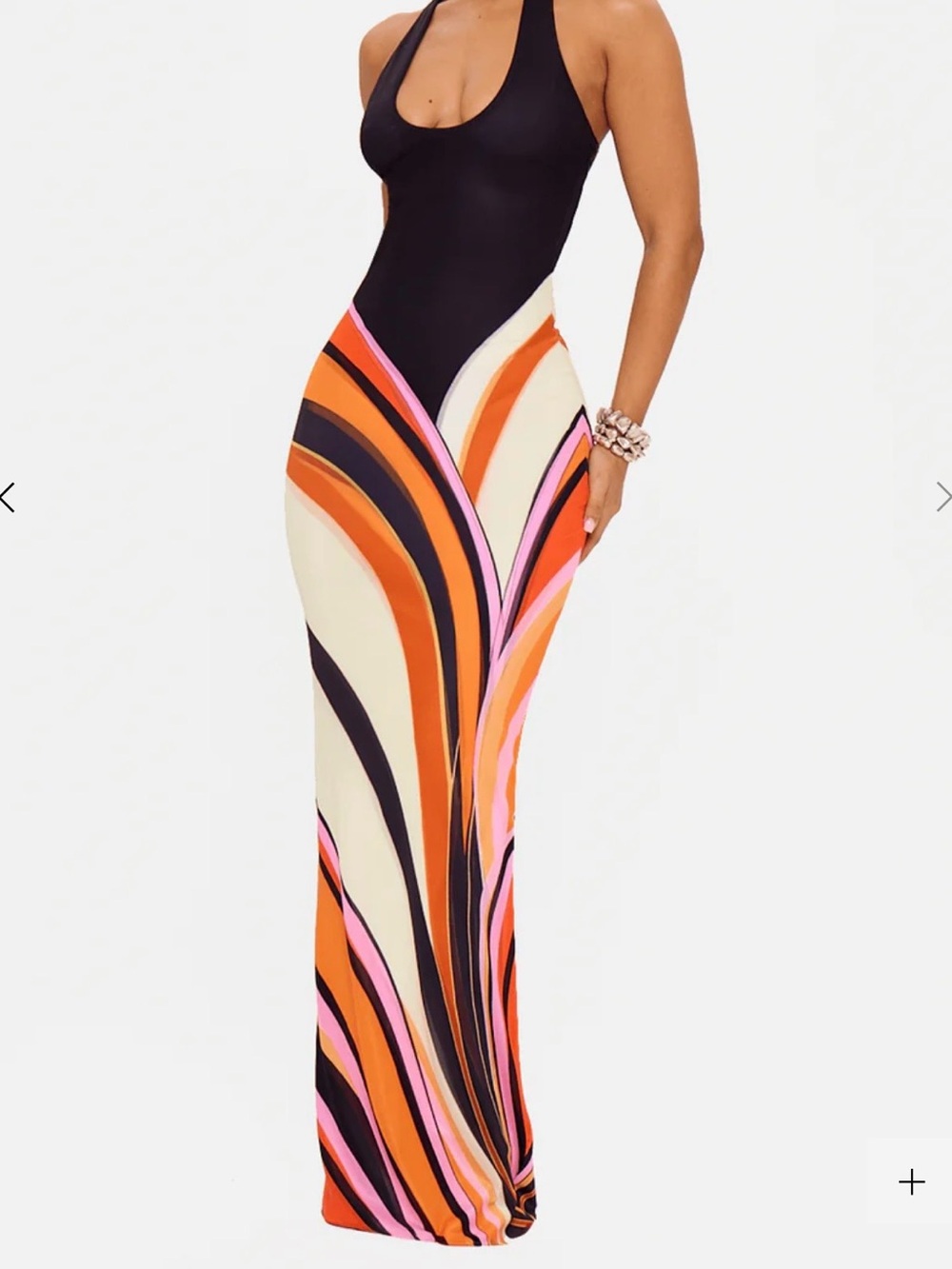 Murci Isola Maxi Swirl Dress
